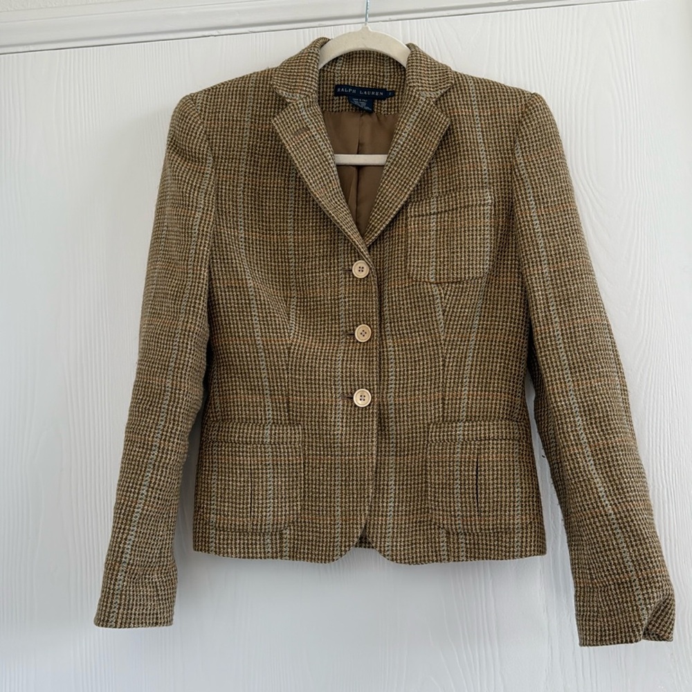 Vintage Ralph Lauren Tweed Blazer